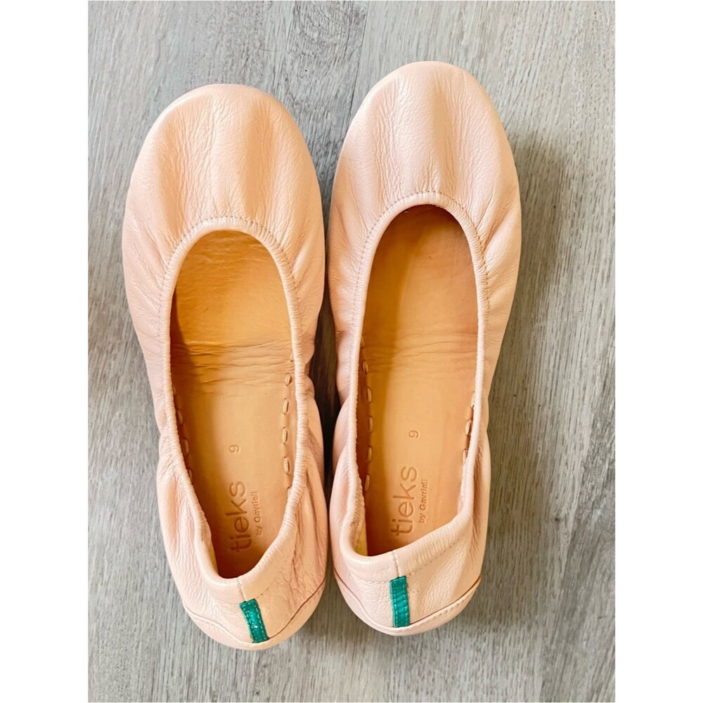 Tieks Pink Leather ballet flats Womens Size 9